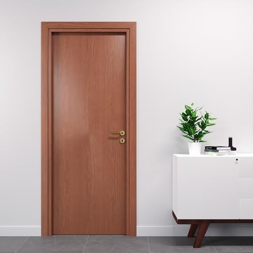 PORTE ITALIANE puertas interiores batientes puertas laminadas High DENSITY marcos de madera resistentes al agua varios tamaños, cerraduras y tiradores HOPPE de regalo Cerezo 90 x 210 cm SX