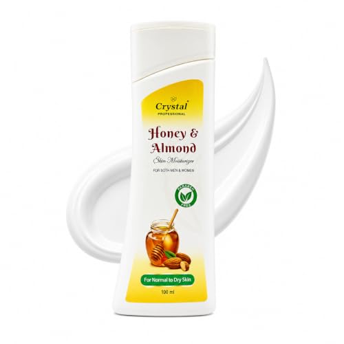 Image of Unisex Professional Honey & Almond Hydrating Moisturizer | Deep Nourishing Skin Cream | Softens, Smooths & Improves Texture | For Men and Women | All Skin Types (100ml)