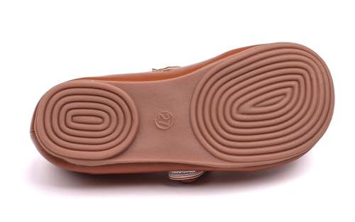 GUGUYeah Toddler Girl Mary Jane Dress Shoes,PU Leather T-Strap Princess Ballerina Flats for Wedding Party School (Toddler/Little Kid)4