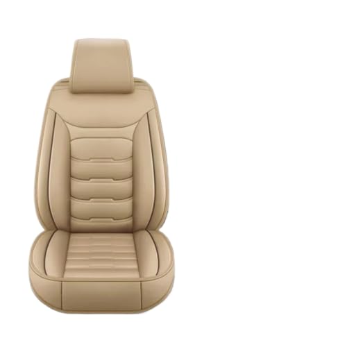 Housse de siège de voiture universelle en cuir beige auto 5 places Passat Tiguan Coccinelle