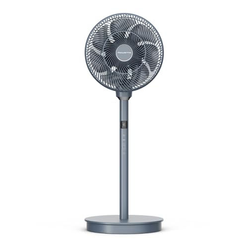 Rowenta Turbo Swift Silence QV5041F0 Wentylator stojący, intensywny chłód w ekstremalnej ciszy, wielokierunkowa oscylacja, 30 m3/min + 18 prędkości