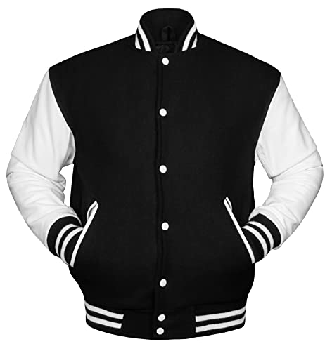 Image of Brutul Bee Original Leather Varsity Letterman Jackets Wool & Leather Original American Style Varsity Jackets
