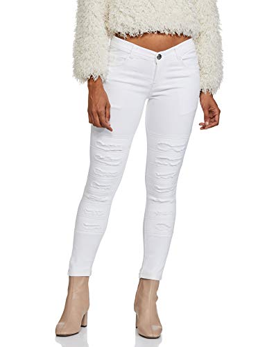 SLVETE Women’s Denim Stretchable Distressed Jeans SLVETE Women’s Denim Stretchable Distressed Jeans