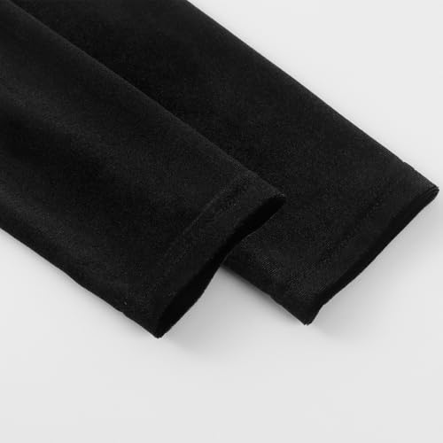 Noomelfish Girls Velvet Leggings Kids Soft Warm Stretch Yoga Pants(5-12 Years)4