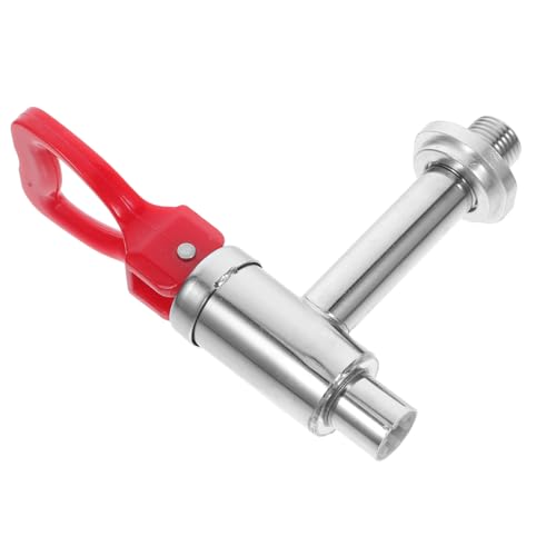 HOMOCONO Grifo De Repuesto Para Dispensador De Bebidas De 3/8 Pulgadas Para Agua Jugo Vino Construcción Resistente De Acero Inoxidable Palanca Tipo T