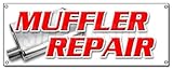 Muffler Repair Banner Sign Brake Shop auto Repair Oil Changes tire Repair Cars