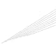 QUARKZMAN ABS Kunststoffstab Rund Vollmaterial 0,5 mm x 500 mm für DIY Modellmaterial, Architekturmodellbau, DIY Sandtisch, Packung mit 30 Stück