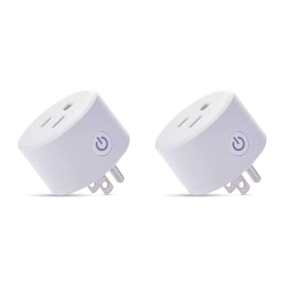 Zigbee Smart Plug Easy Setup Work with SmartThings Google Home Voice Control with Alexa 10A Hub Required Pack