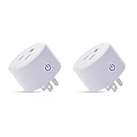 Vista 1 de Zigbee Enchufe inteligente, fácil configuración, funciona con SmartThings/Google Home, control de voz con Alexa, 10A, requiere concentrador, paquete