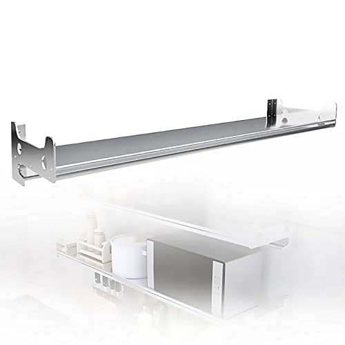 Estante de pared para microondas, estante de almacenamiento de cocina que ahorra espacio, soporte para horno, eficiente cocina, estante de pared resistente para microondas y electrodomésticos