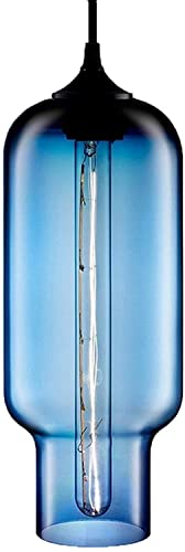 Art Glass Whistle suspension haut de gamme lustre en verre transparent et métal élégant