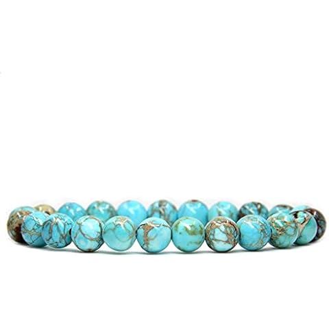 Angelstones Turquoise Green Sea Sediment Jasper Bracelet Cover