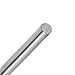 uxcell K10 Tungsten Steel Lathe Round Rod Solid Shaft Bar 3mm Dia 100mm Length