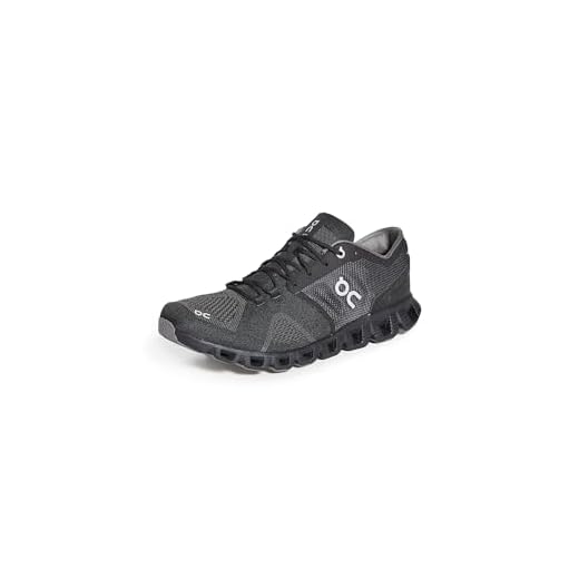 On Running Mens Cloud X Textile Synthetic Black Asphalt Trainers 12 US