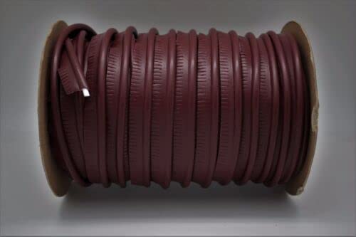 Burgundy Wine Welt Cord Vinyl Piping Marine Outdoor Edge Trim Fabric (50 Yards) Fabric