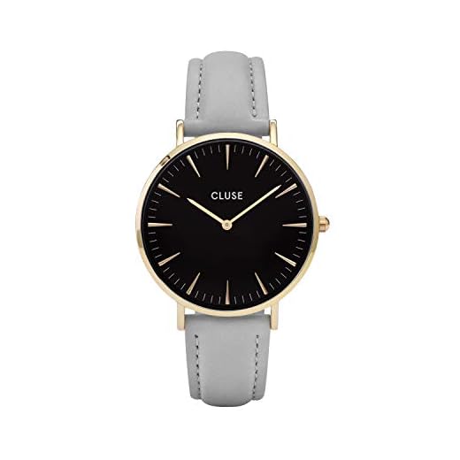 Cluse Damen Armbanduhr Analog Quarz Leder CL18411
