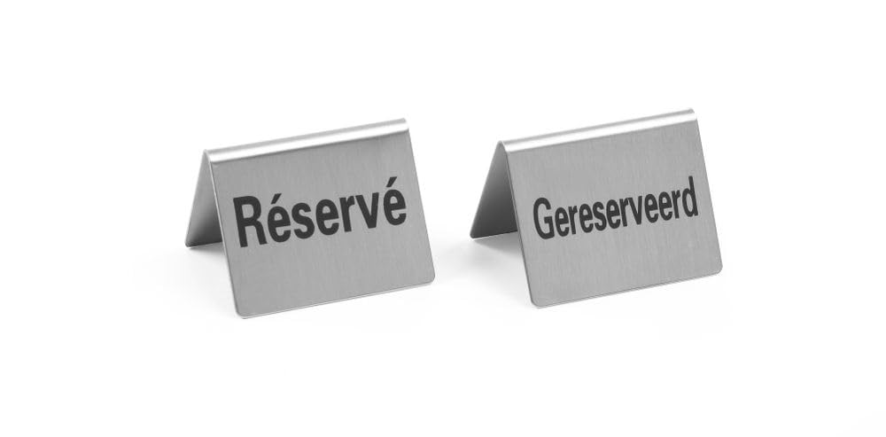 HENDI Table sign Reserved, 50x35x(H)40 mm