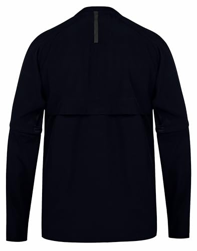 Image of Baseball Full Sleeve Jacket for Men's | Adult Batting Cage Jacket with Quarter-Zip Front for Baseball Softball | Navy Extra Large