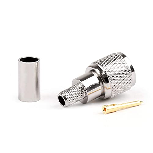 Conector Mini-UHF macho 10 piezas para cable RG-58 miniatura 3
