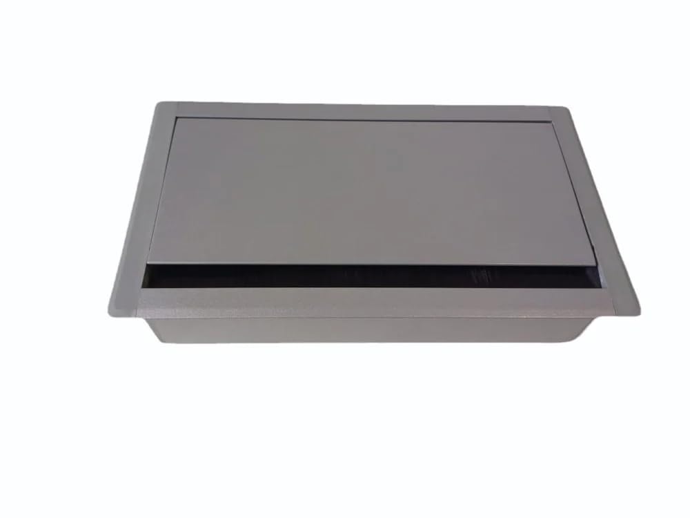 Popup Box with Access Flap, Aluminium Diecast, 8 Module, 280MM, for Conference Table, Socket and Cable Holder-image-48