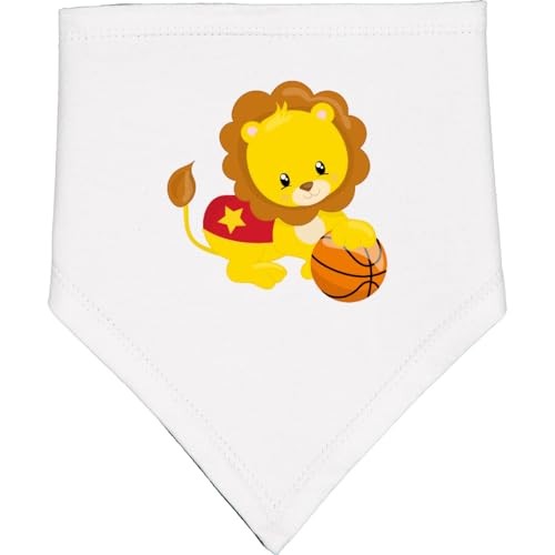 inktastic Basketball Lion, Sport, Cute, Baby Lion Baby Bandana Bib