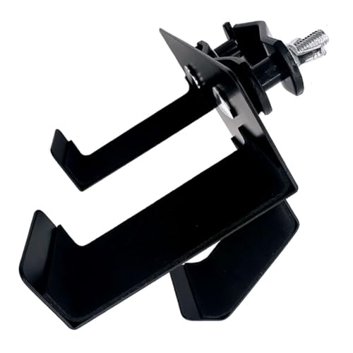 TUOREN Mic Stand Percussion Rack Mini Rack for Tambourines and Shakers Microphone Stand Rack for Clamps on Any Common Mic or Percussion Stand Drum Set Accessory