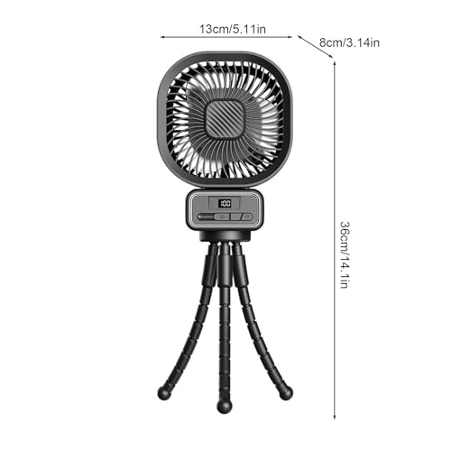 Ventilateur à clip pour poussette silencieux et pliable à 3 vitesses - 7