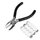 Gioielleria Raddrizza Filo di Ferro e Pinze in Nylon, Durevole Strumenti per la Creazione di Gioielli Raddrizzatore per Avvolgimento a Tre Rulli come Perline Tessitura e Intreccio Progetti