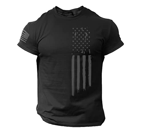 Rogue Style American Flag USA Patriotic T Shirt for Men Fashion