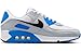 Nike Air Max 90 Men's Shoes (FN6958-102, White/Photo Blue/Pure Platinum/Black) Size 9