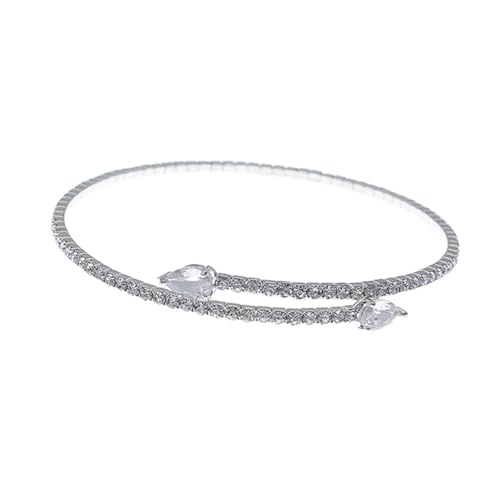 Bracelet en strass Chic Delalicat bijou élégant qui ne décolore pas pour femme