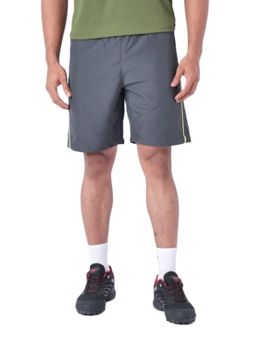 Image of Wildcraft Men's Solid Regular Fit Shorts| Mid Waist with Adjustable Drawcord