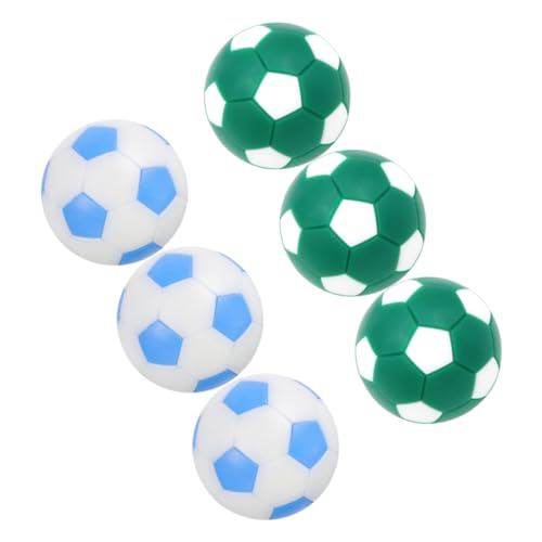 ifundom 6Pcs Table Soccer Foosballs Replacement Balls Mini Foosball Accessory for Standard Football Tables Deep Design for Indoor Fun