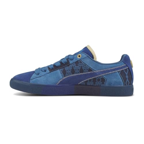 PUMA Mens Clyde Pre-Game Runway Lace Up Sneakers Shoes Casual - Blue - Size 10 M3