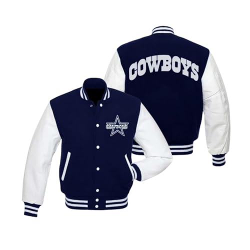 Men’s Rugby Cowboys varsity Jacket |American Football Dallas Varsity letterman Jacket for Men(replica)