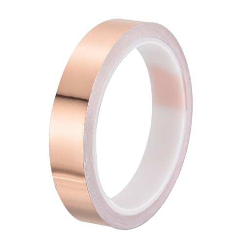 PATIKIL Copper Tape 0.71 Inch x 11 Yards 0.05 Thick Copper Foil Tape Single Sided Conductive Adhesive EMI Shielding for Electronics, Circuits, Grounding
