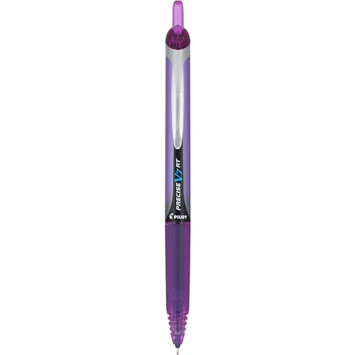 PILOT Precise V7 RT Retractable Rollerball Pens, 0.7mm, Purple, 12-Pack - image 3