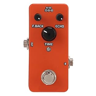 Warm, Clean And Smooth Retro Delay Sound: This pedal simulate delay effect, bring warm, clean and smooth retro delay sound. very practical True Bypass: True bypass provides transparent tone, LED indicator shows working status, easy to operate Compact...