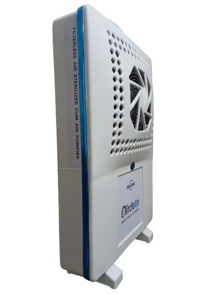 Airdeto Filterless Air Sterilizer Cum Purifier | Plasma Electrostatic Technology for Virus, Dust & Odor Removal | Dual Power 12V DC & 230V AC | Safe for Homes, Hospitals & Public Spaces 2