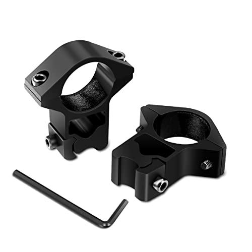 Modkin 11Mm Dovetail Scope Mounts For 1'' Scope Tube High Profile For Airguns Or Premium .22 Rifles (Set Of 2) #TOP1