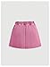 Floerns Women's High Waisted Big Bow Wrap Front Mini Bodycon Denim Skirts Pink Small