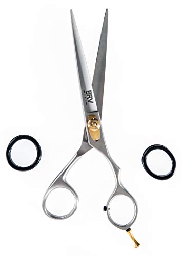 Hair Scissors for Right Hand- Super Sharp Razor Edge Scissor - Hair Cutting Scissors - All Stainless Steel - Hair Shears - 6.5 Inches - Professional Barber Haircut Scissors - Fine Adjustment Screw