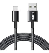 Anker Cabo de Carregamento USB-C (1 Peça, 1,8 m), Cabo Trançado USB-A para USB-C de Alta Durabili...