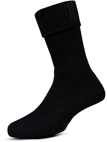 Image of RC. ROYAL CLASS Women Calf Length Towel Terry Thick Woolen Winter Wear Socks, Cushioned Warm Thermal Socks For Women (Pack of 3 Pairs)