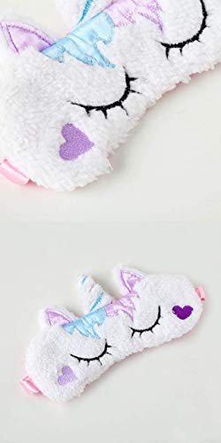 XCHAI Máscara de dormir infantil com 6 para meninas adormecidas máscara de olho feminino cobre o jog