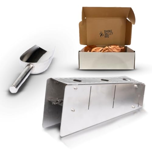 Smoke Valley BBQ - Pellet Smoker Tube - Refillable - Hot or Cold Smoking - Stainless Steel - Made in the USA!