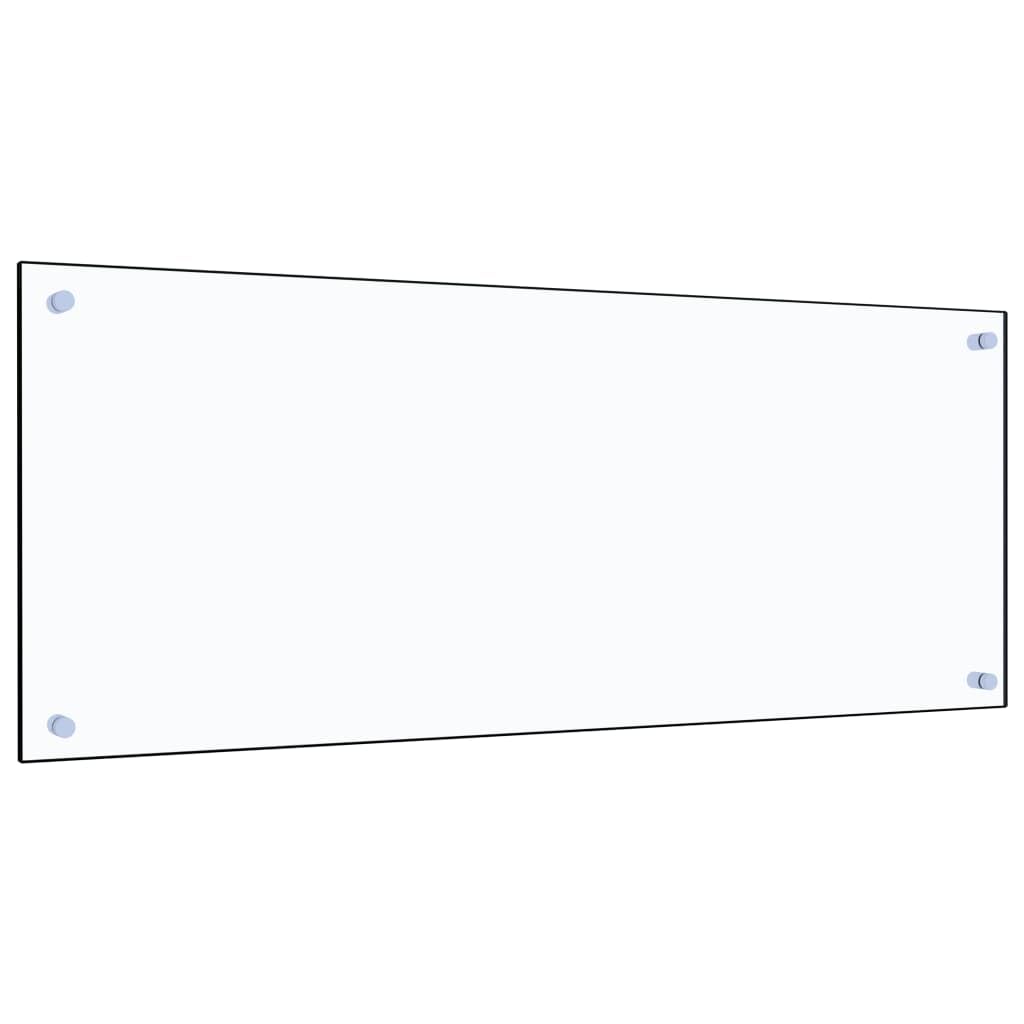 Crédence de cuisine en verre trempé transparent 100 x 40 cm AUVYI