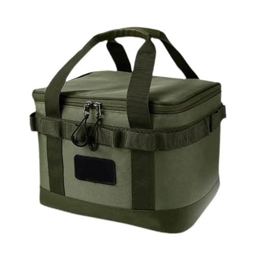 Bolsa de picnic for exteriores, bolsa de almacenamiento for acampar al aire libre, bolsa de vajilla de viaje de gran capacidad, bolsa for utensilios de cocina de picnic, bolso de mano for vajilla, fác