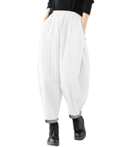 TBA Winter Pants for Women Warm Down Cotton Pant Thicker Padded