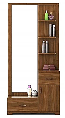 Image of MAMTA DECORATION Engineered Wood Dressing Table with Storage for Bedroom Living Room Wooden Vanity Tables (Brown)